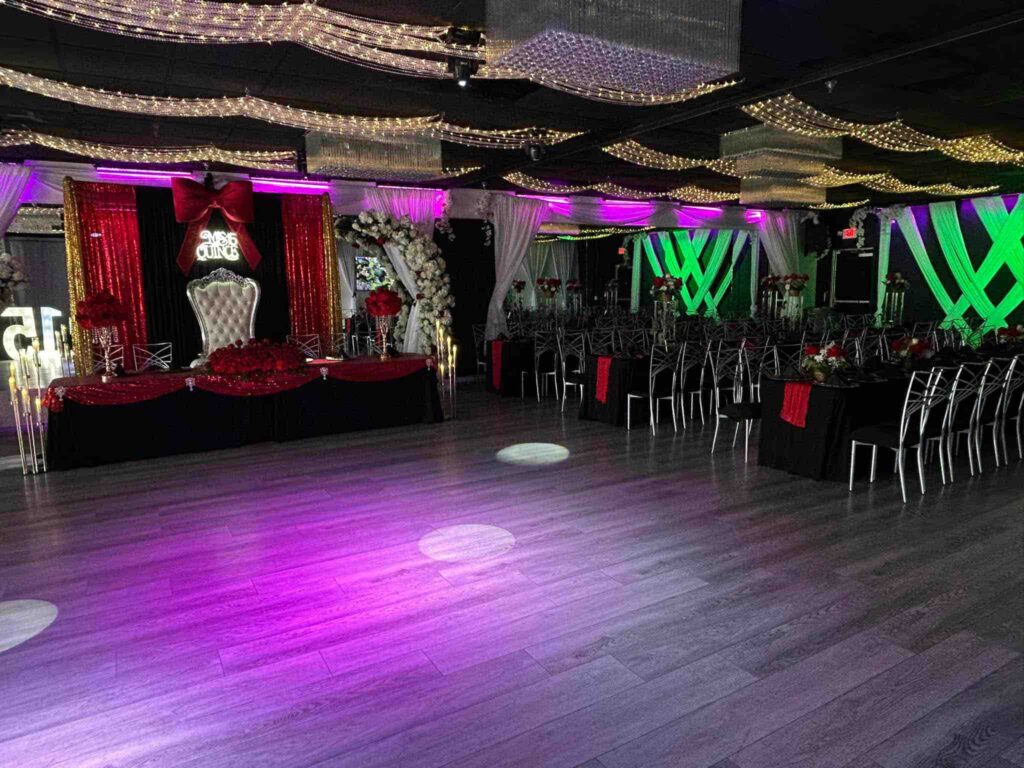 Dance Floor at OC Salsa Venue & Banquet Hall in Fountain Valley