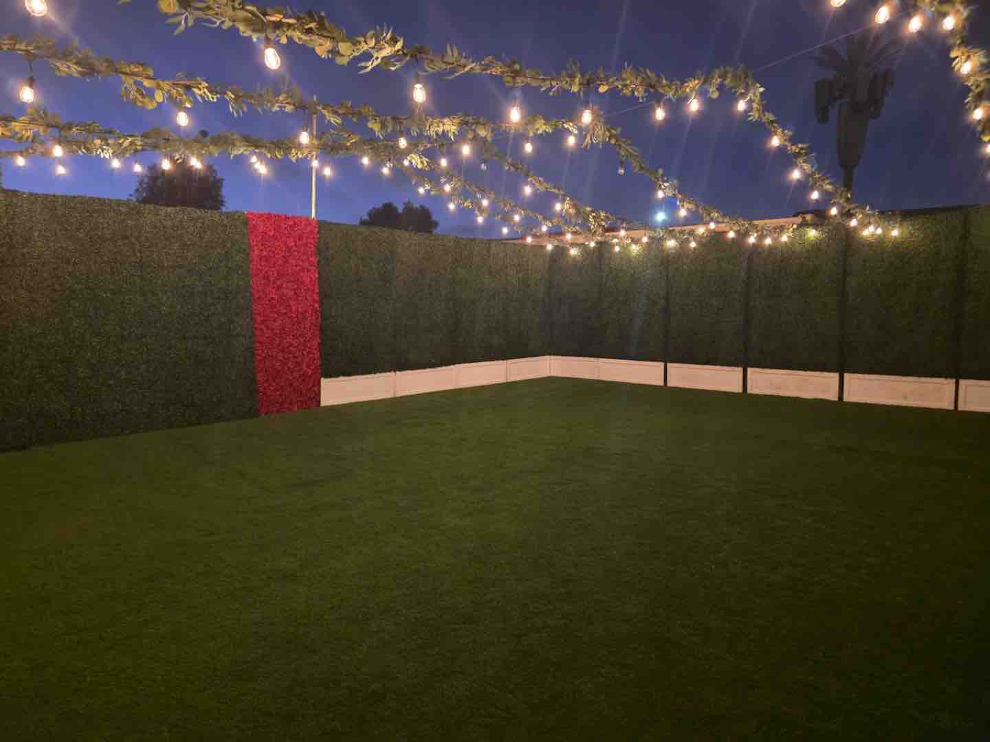 Private 1,000 square foot garden at OC Salsa Venue
