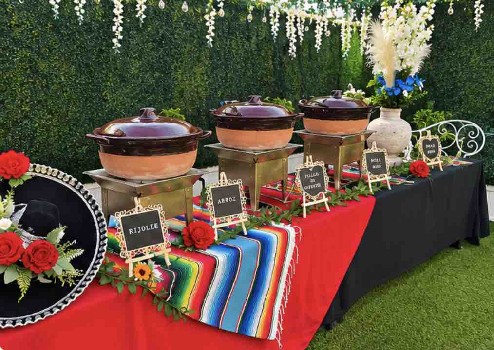 Food presentation at the Secret Garden